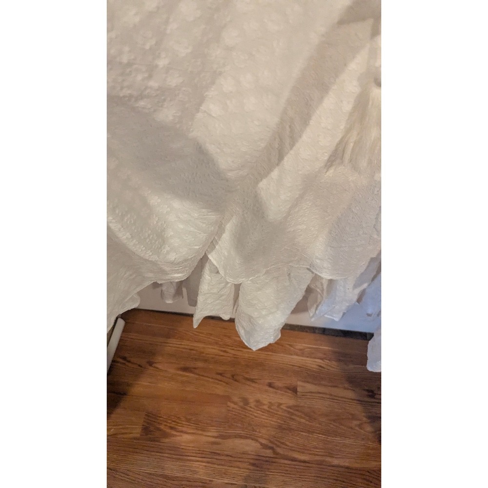 Anthro Forever That Girl Midi Dress XS White Ruffle Boho Bridal Layered Cottage - Picture 13 of 13